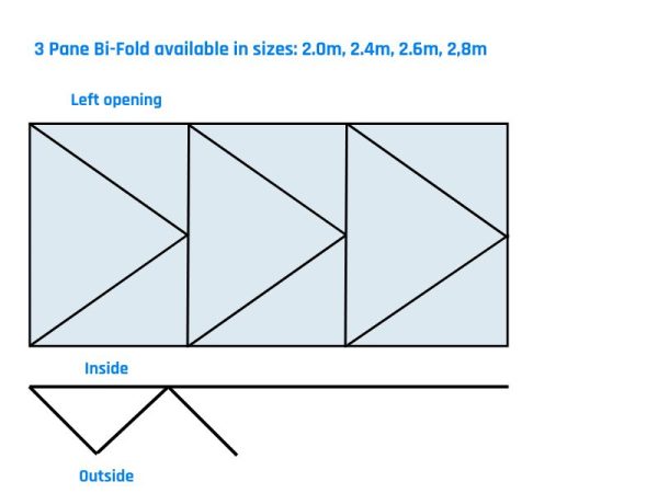 2m bifold doors