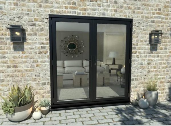 1.2m aluminium french doors