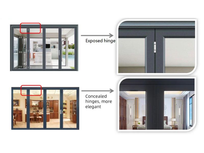 hidden hinge bifold doors