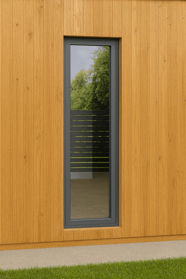Aluminium Fixed Glass Window Panel/Sidelight 500mm x 2100mm - Image 2